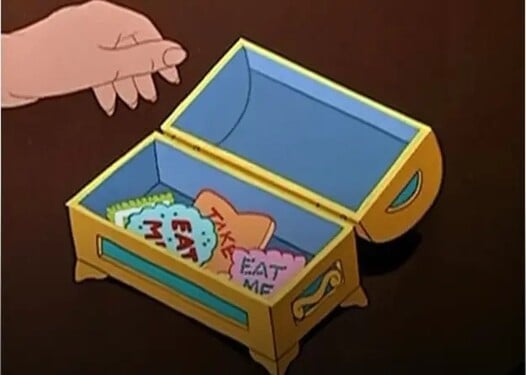 Ve kterém filmu se skrývala tahle truhlička s bonbony?