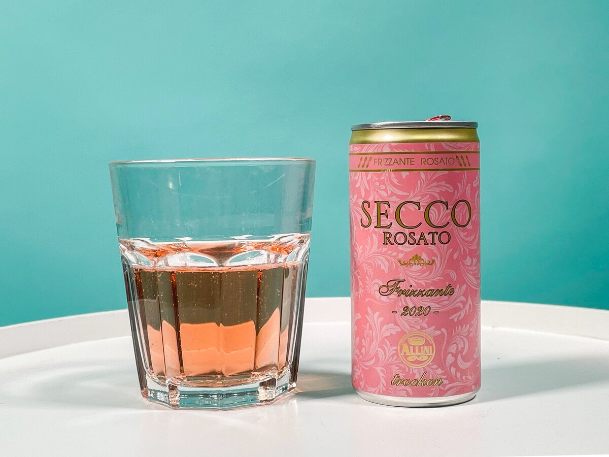 Secco Rosato z Lidla.