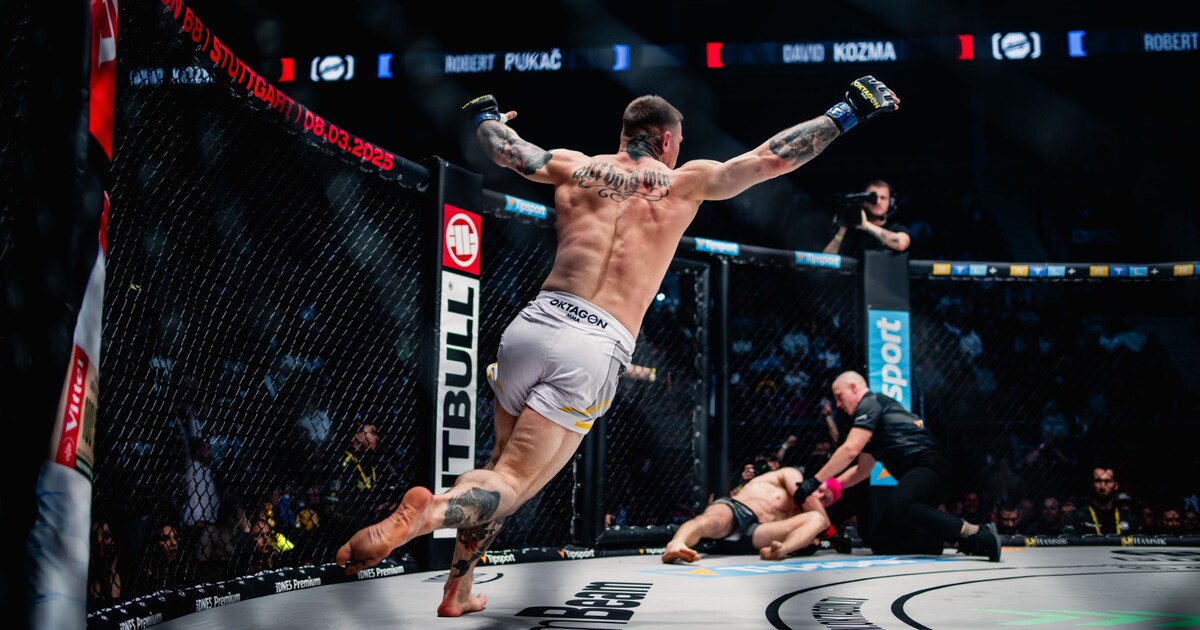 Euforie, napínavé bitvy, knockouty. Podívej se na nejlepší fotky z Oktagonu 67