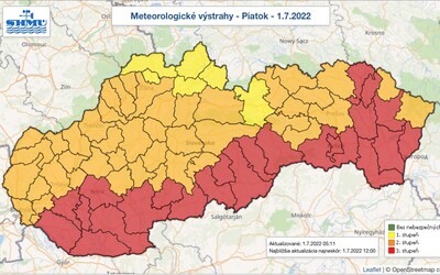 Teploty na Slovensku sa priblížia 40 stupňom: budeme atakovať najvyššiu nameranú teplotu v histórii, v týchto okresoch dávaj pozor.