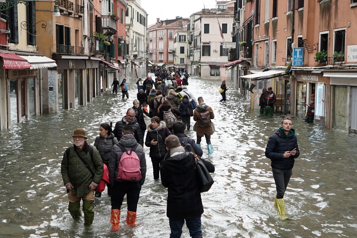 Benátky, záplavy