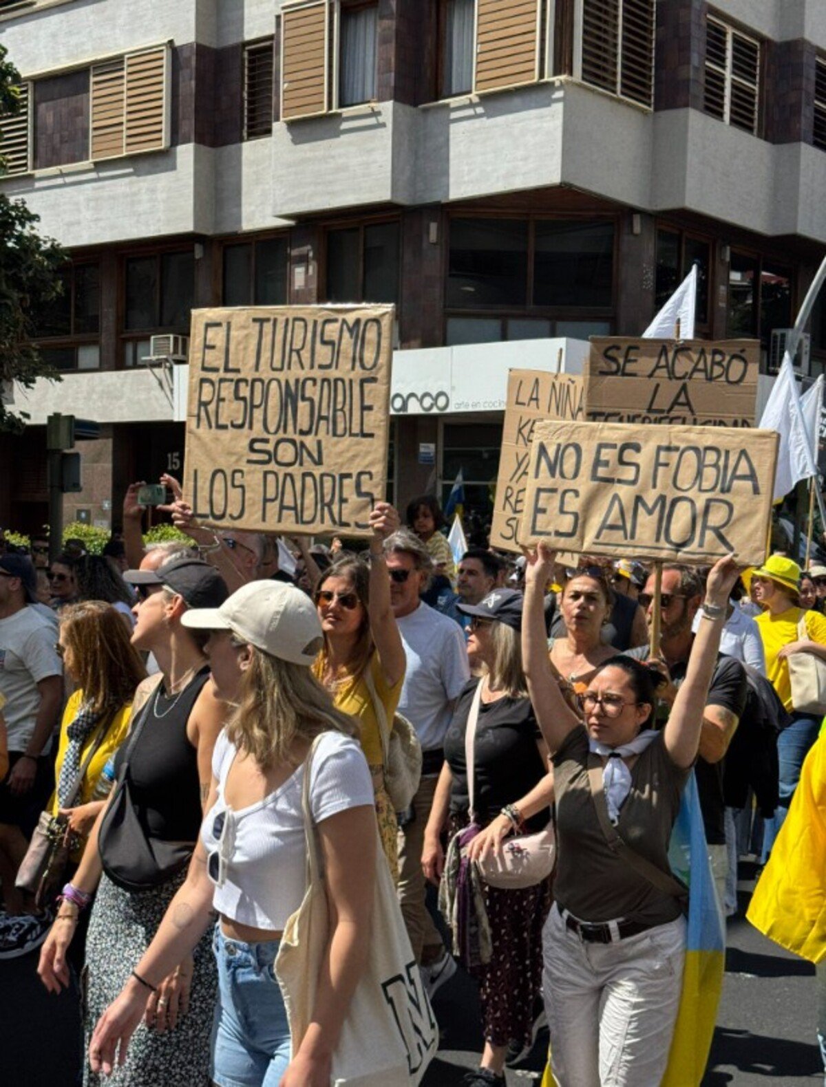 protest tenerife