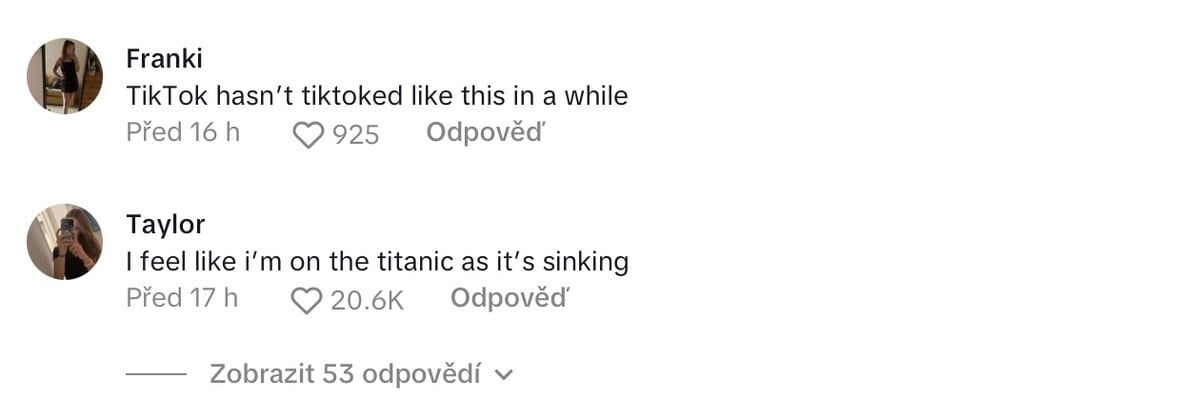 Reakce diváků potvrzují, že se jedná o historický moment.