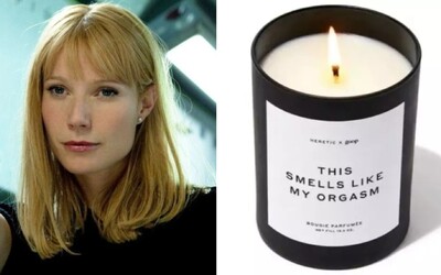 Táto sviečka vraj vonia ako jej orgazmus. Herečka Gwyneth Paltrow predáva ďalší bizarný produkt.