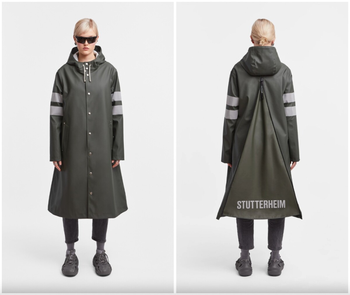 Modely značky Stutterheim dokážeš vynosiť aj v rámci streetwearového outfitu.