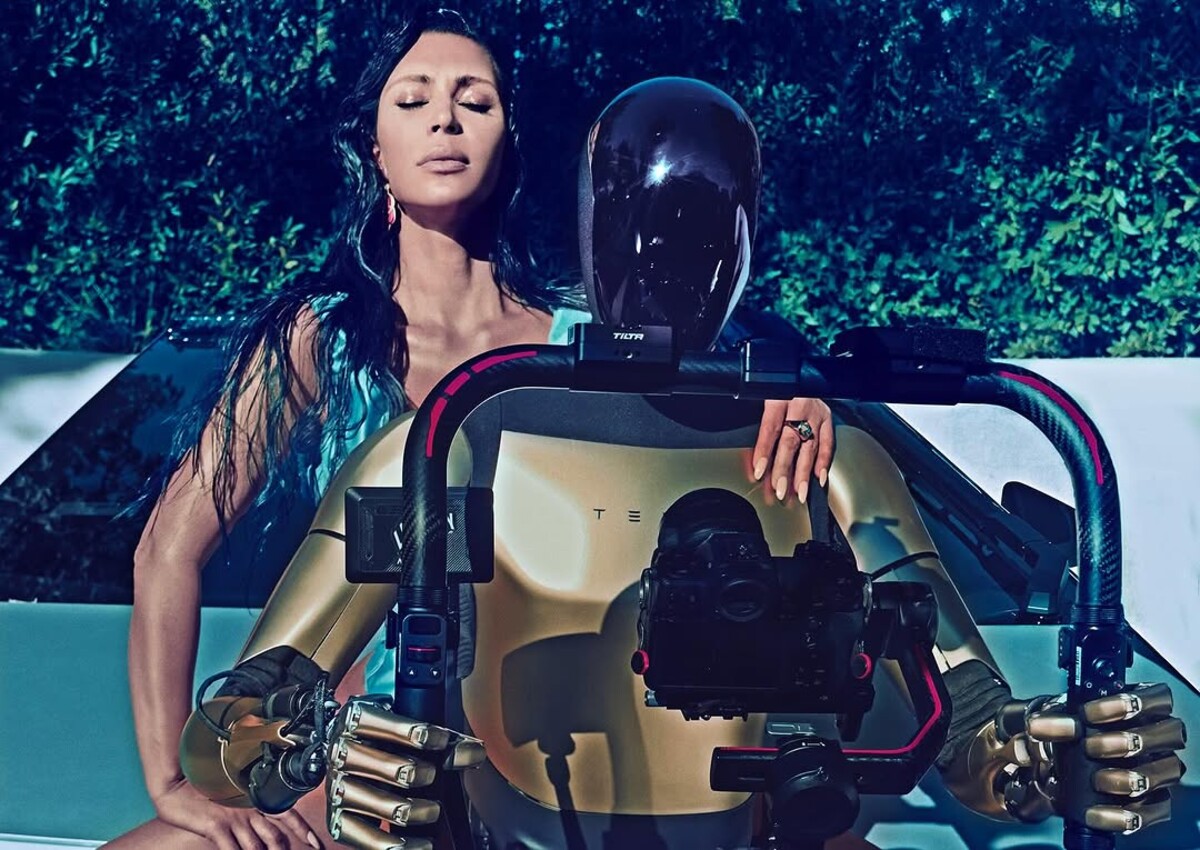 tesla, robot, kim kardashian