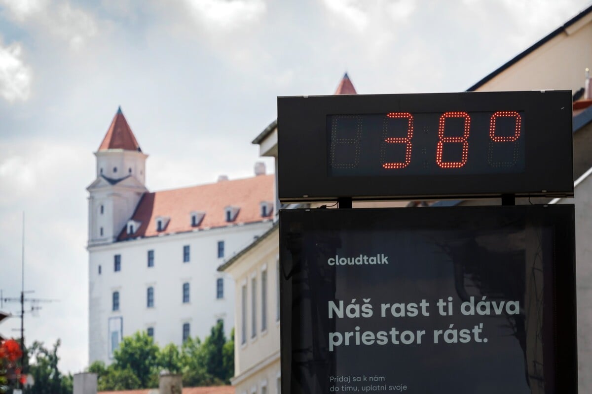 Bratislava, horúčavy, počasie, extrémne teplo