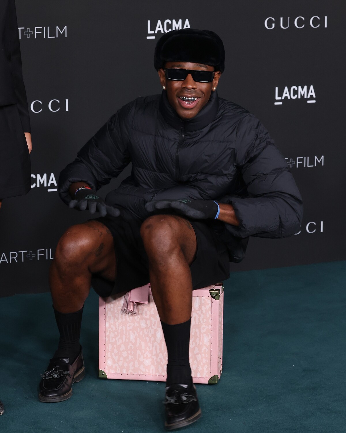 Tyler, the Creator, na 10. ročníku LACMA Art + Film Gala. 