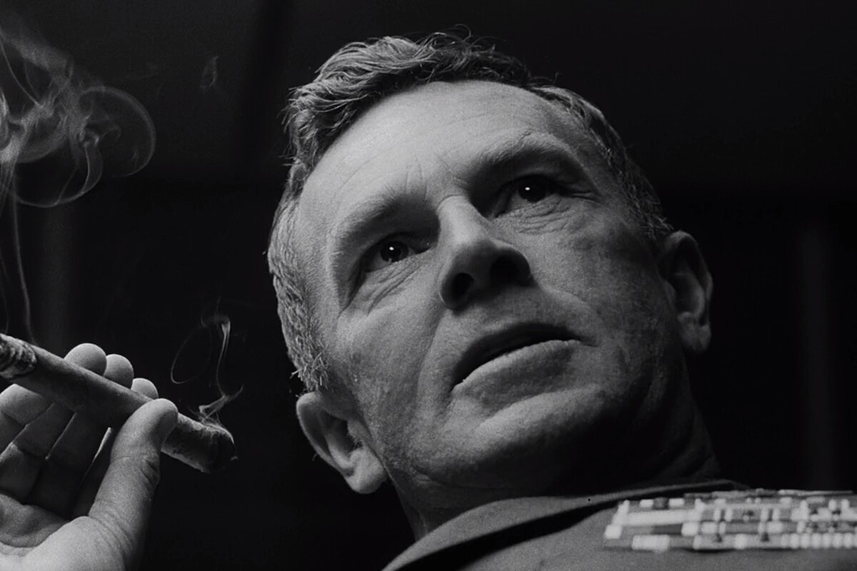 Herec Sterling Hayden vo filem Dr. Strangelove.