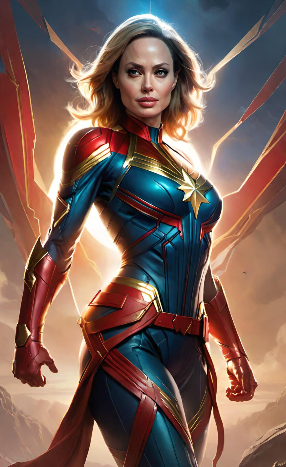 Angelina Jolie Captain Marvel