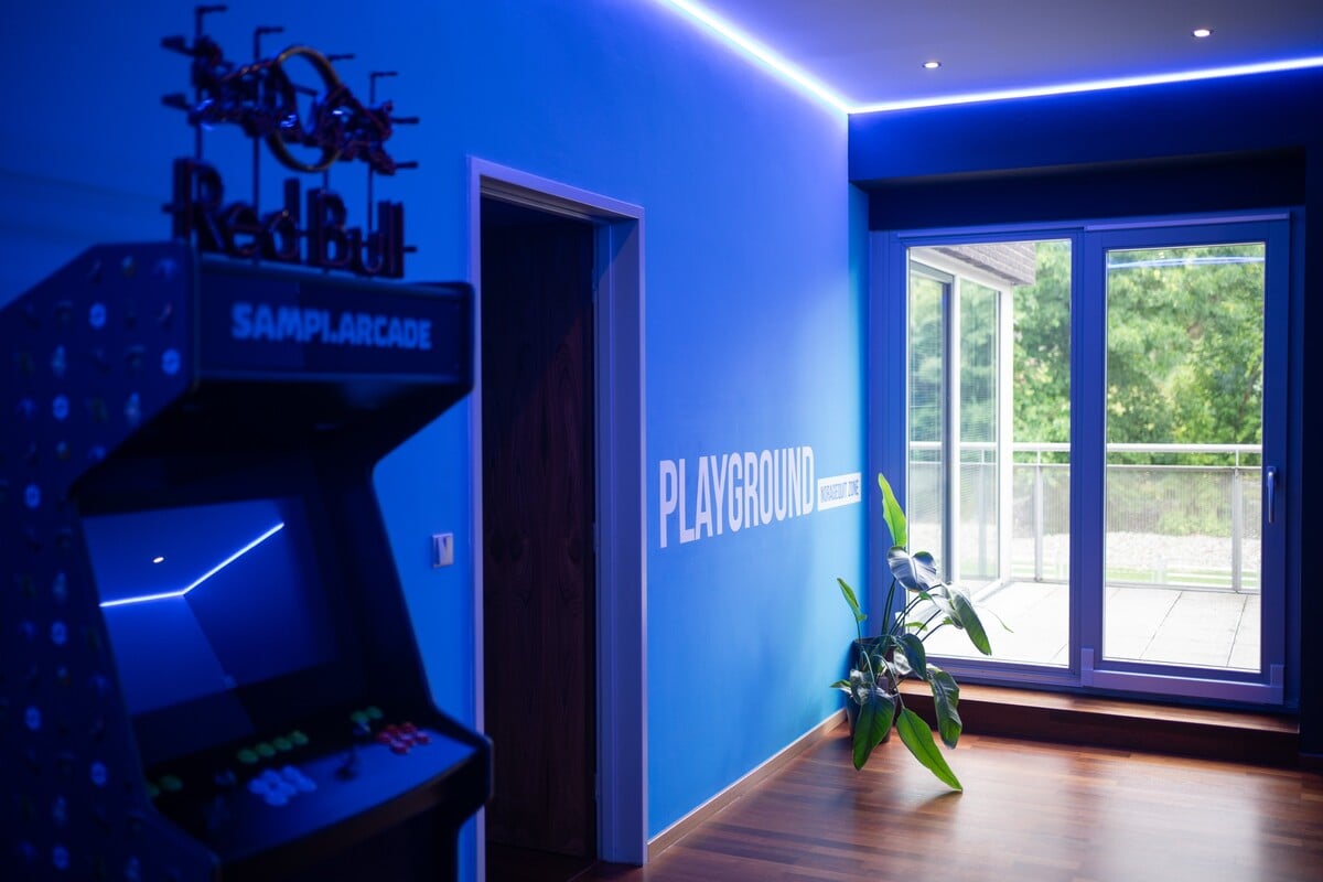 Playground v horním patře plánují v Sampi Gaming House ještě rozšířit.