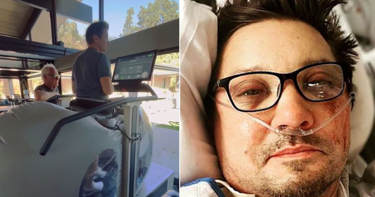 VIDEO: Jeremy Renner po vážné nehodě chodí v antigravitačním boxu