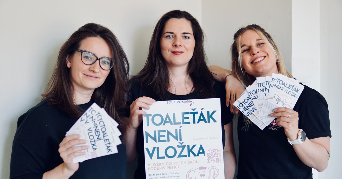 Toaleťák není vložka: Menstruační potřeby budou na českých školách samozřejmostí