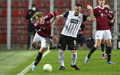Sparta nenapodobila Slavii a prohrála doma s Partizanem Bělehrad 0:1.