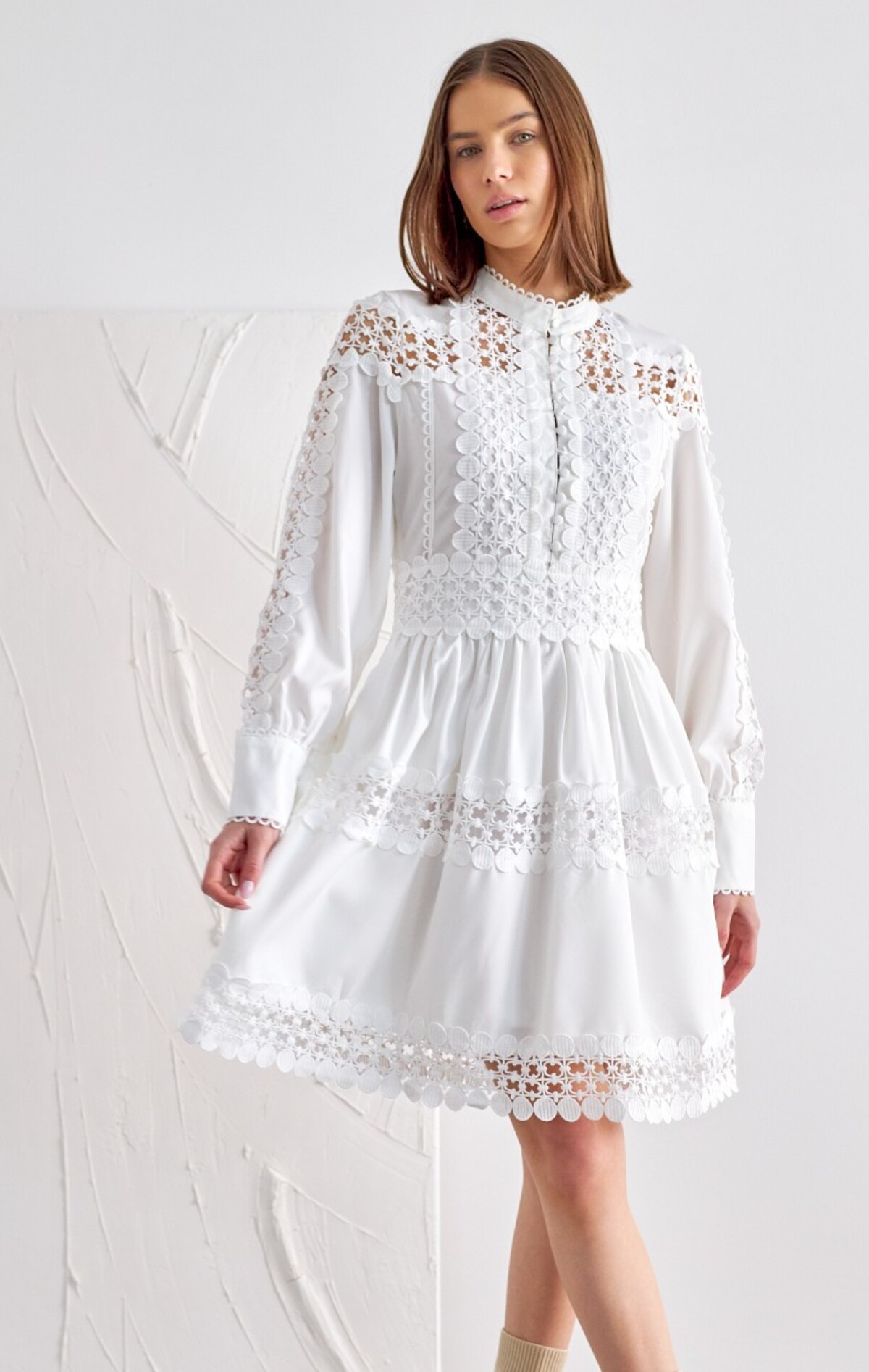 Biele romantické šaty Mercy od Glash môžeš mať už za 54,99 eura.