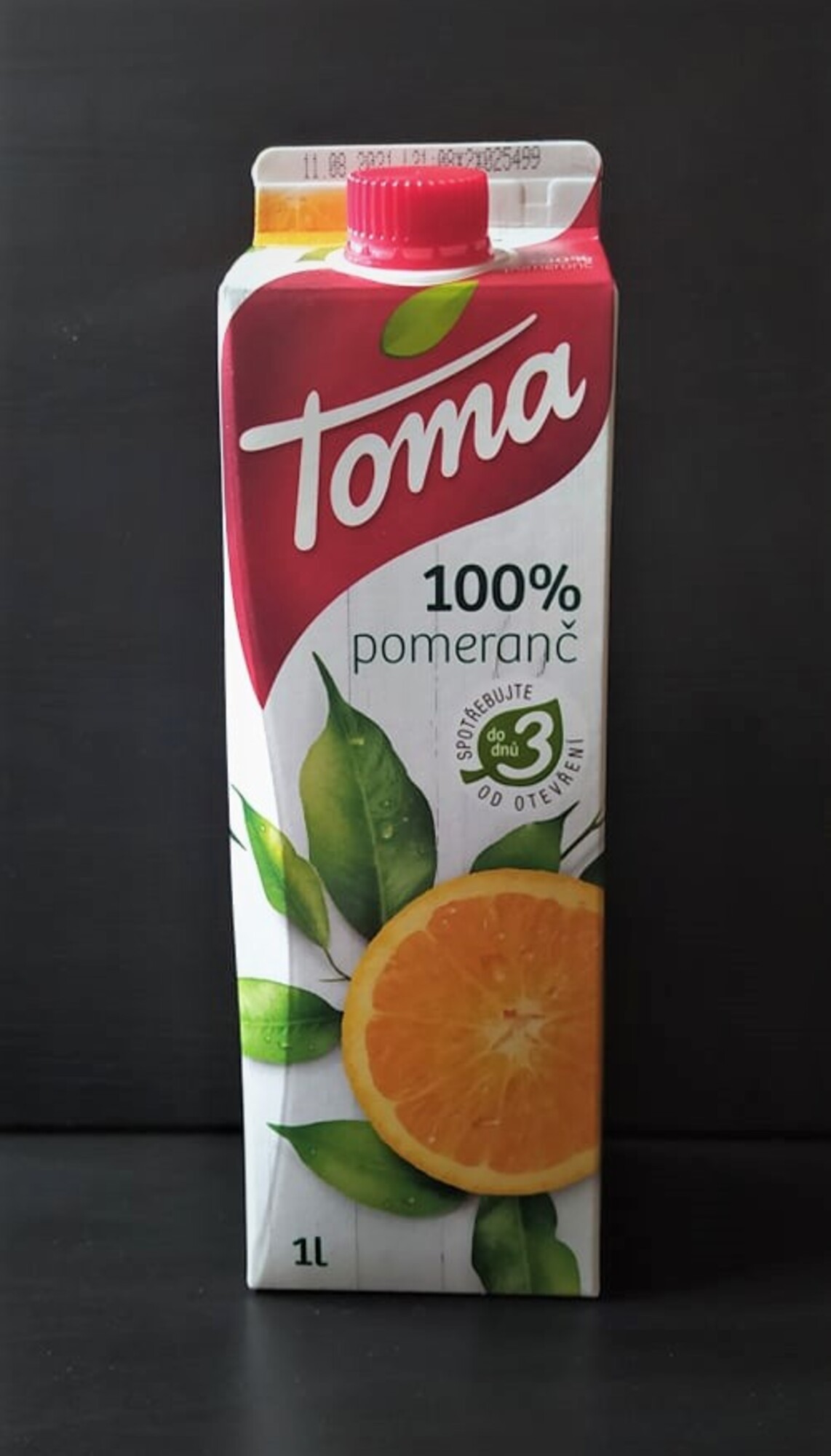 test džus pomeranč 2020 Toma