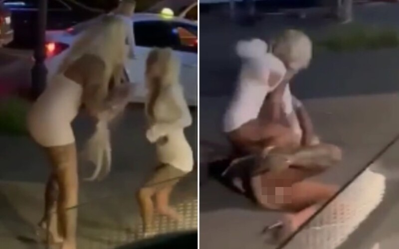 VIDEO: Pred známym barom v Bratislave sa v piatok večer pobili dve ženy. Vymieňali si údery do hlavy, ale aj kopance.