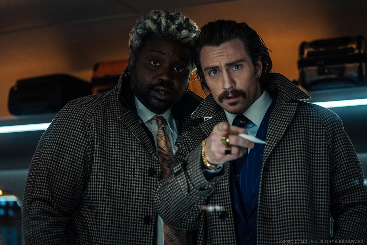 Bullet Train  Aaron Taylor-Johnson Brian Tyree Henry