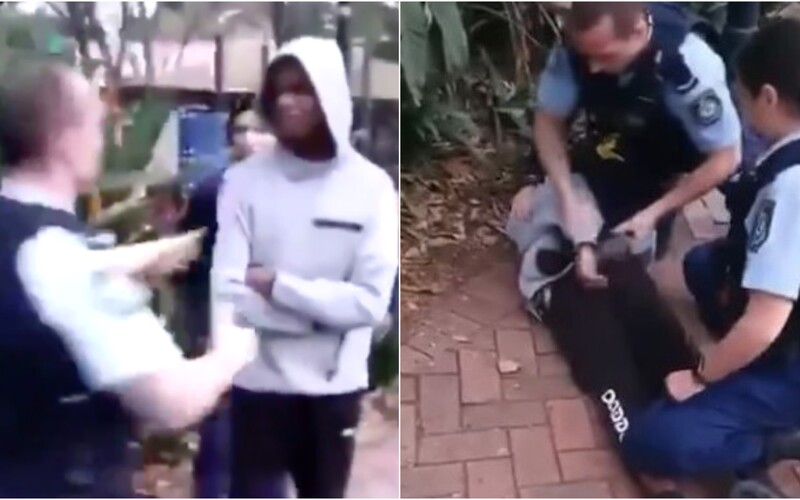 Australský policista při zatýkání skopal chlapce z domorodé komunity. Lidé ho označují za rasistu.