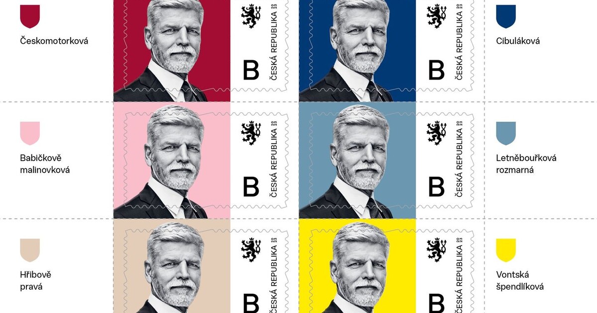 Pošta začala prodávat známky s prezidentským portrétem. Prodalo se už 72 tisíc aršíků