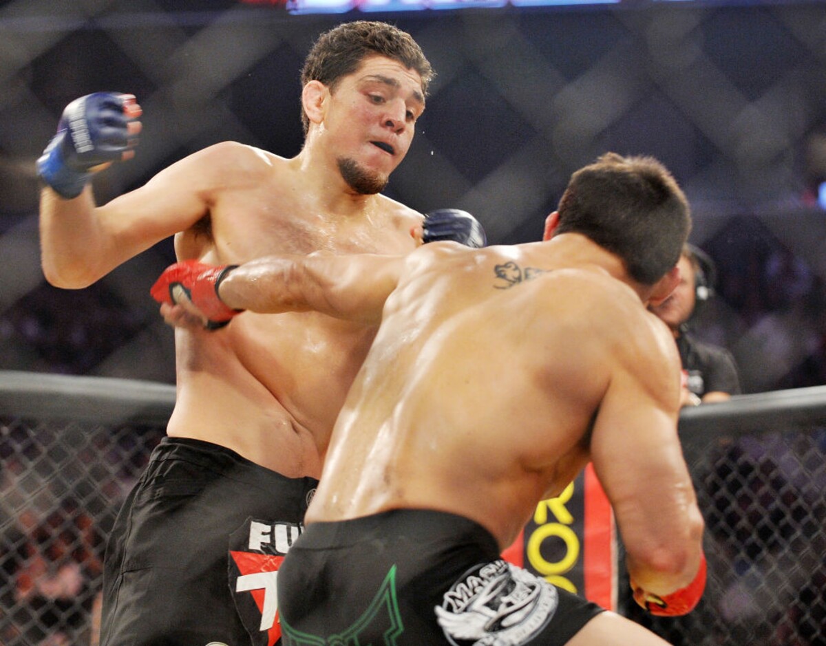 Nick Diaz vs. Frank Shamrock, 11. dubna 2009, Strikeforce