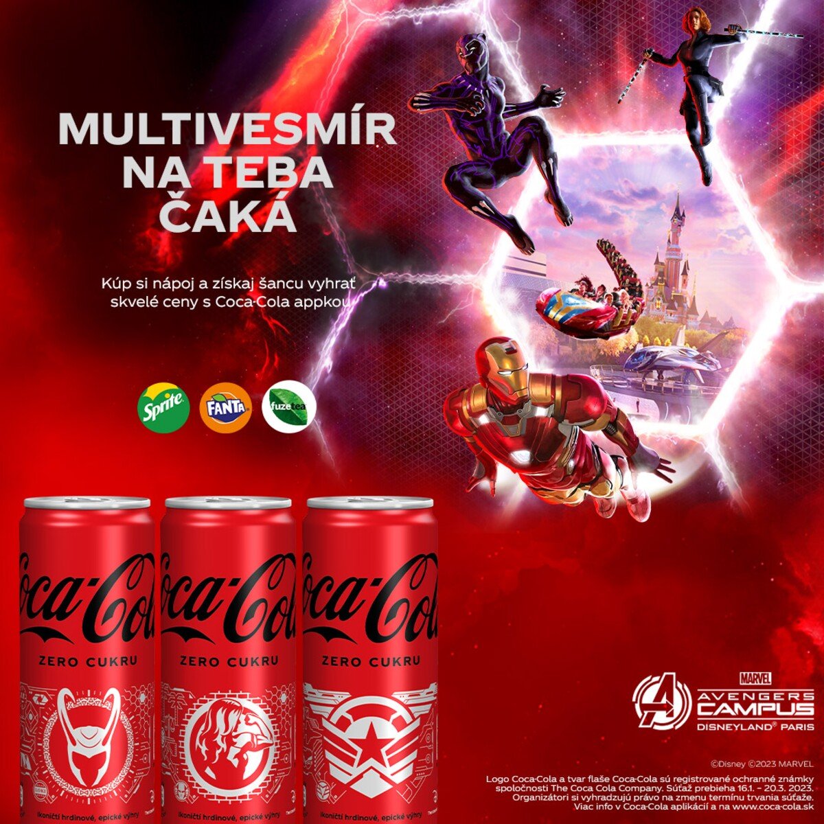coca cola, avengers, súťaž