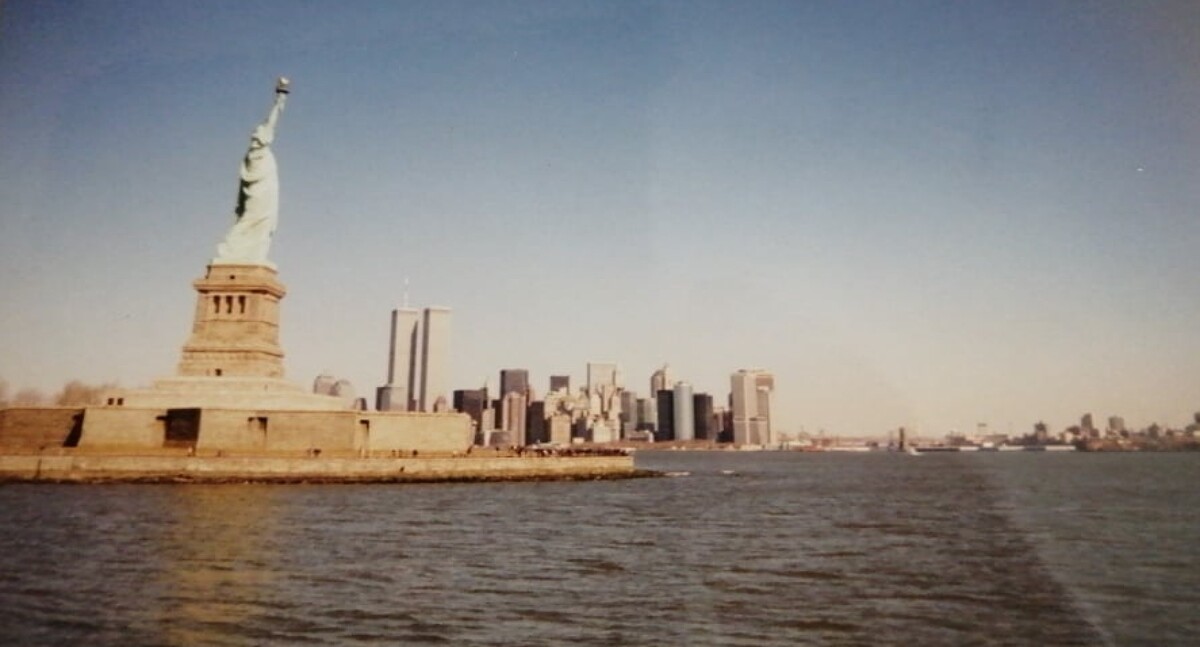 New York 11. září Světové obchodní centrum 