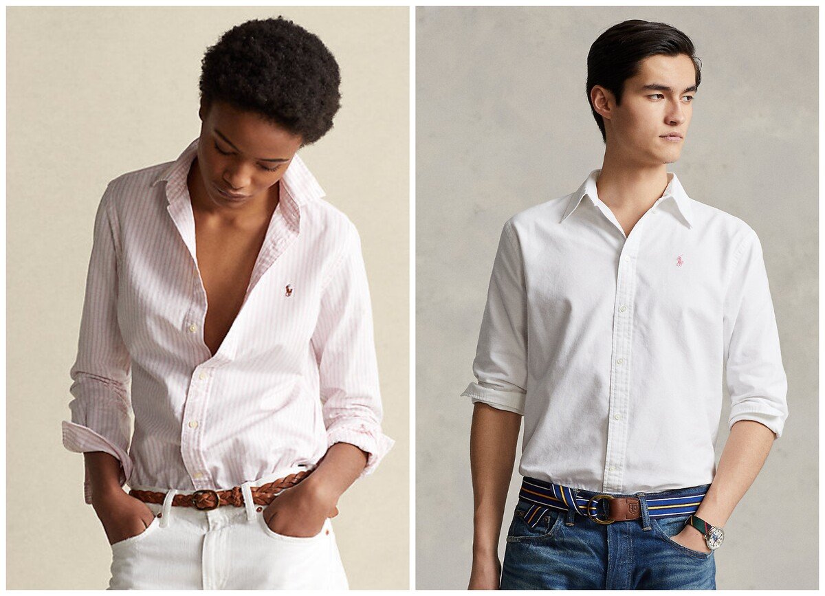 Nadčasová oxfordská košeľa sa stala poznávacím znamením značky Ralph Lauren.