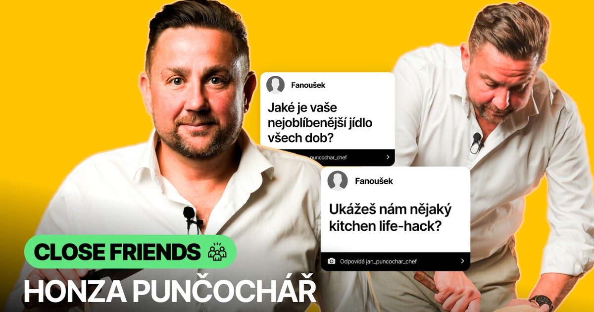 CLOSE FRIENDS: Jan Punčochář nám ukázal, jak nabrousit nůž. „Když přijdu někam do restaurace, pokřižují se“