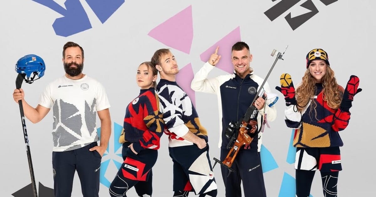 Český olympijský tým představil kolekci pro ZOH 2026. Je barevná a inspirovaná italskou módou