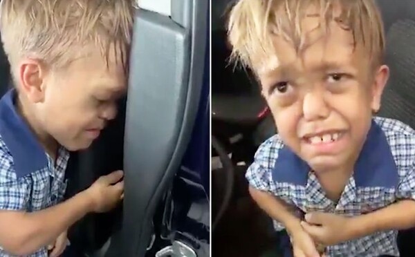 Devítiletý chlapec na videu chce od mámy nůž, aby se zabil. Trpí dwarfismem a každý den ho šikanují