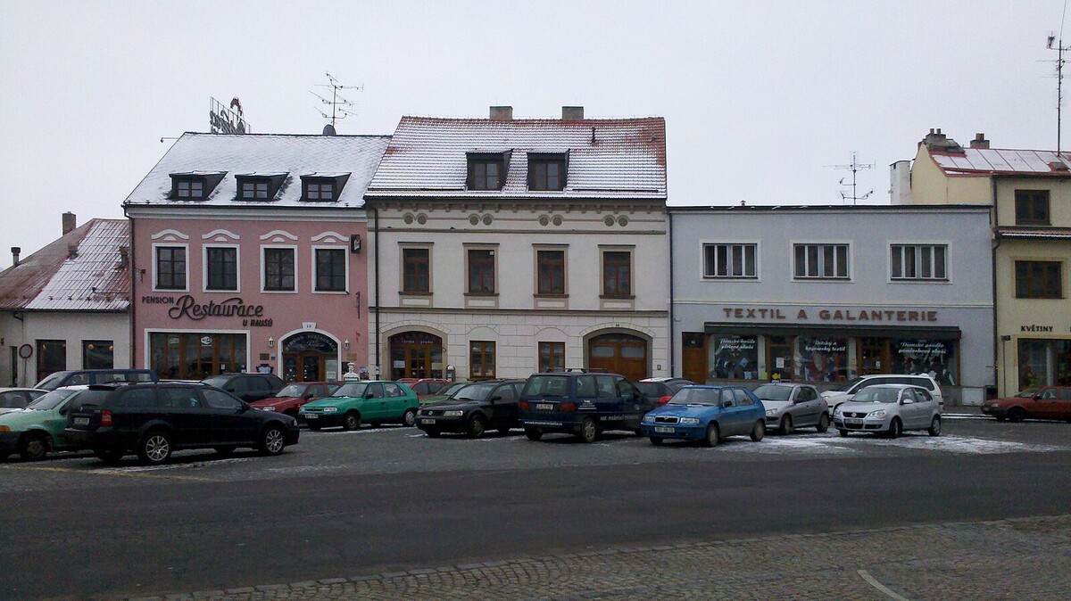 Restaurace U Raušů.