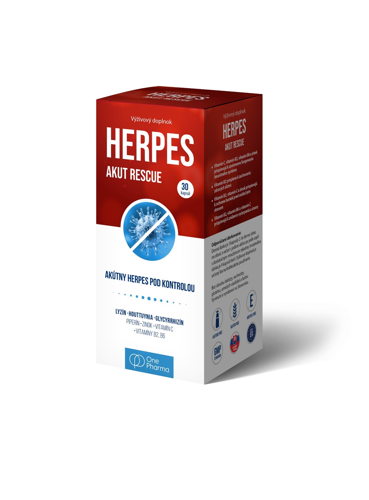 herpes, Herpes akut forte