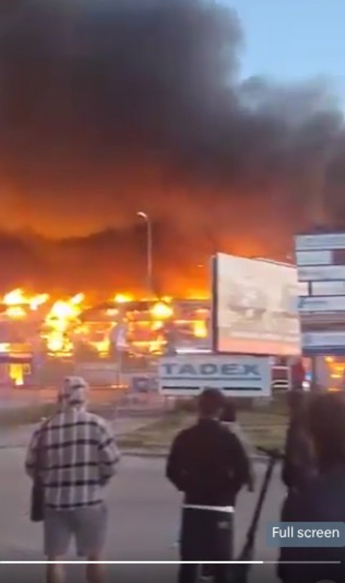 Požiar v obchodnom centre Marywilska 44 vo Varšave z mája 2024.