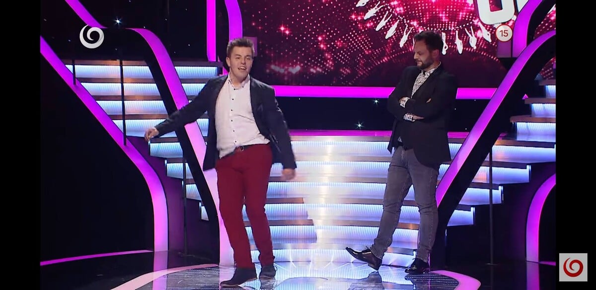 Adrián Figa v zoznamovacej šou Take me out.