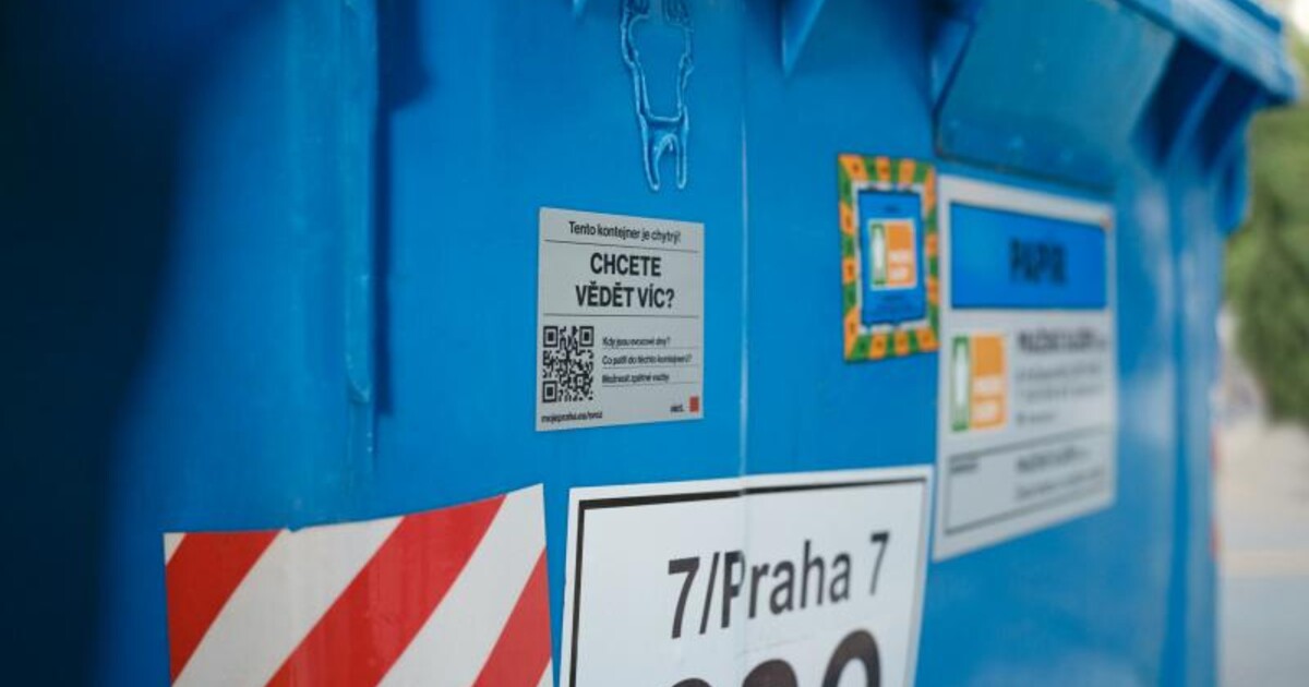 Tinder na odpadky. Praha chce, ať lidi hodnotí přes aplikaci popelnice, ty nejhorší dostanou lepší péči