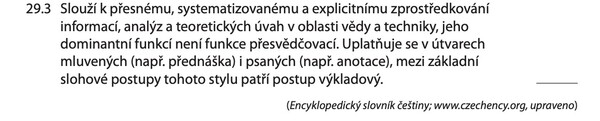 Jaký funkční styl lze přiřadit k popisu na obrázku?