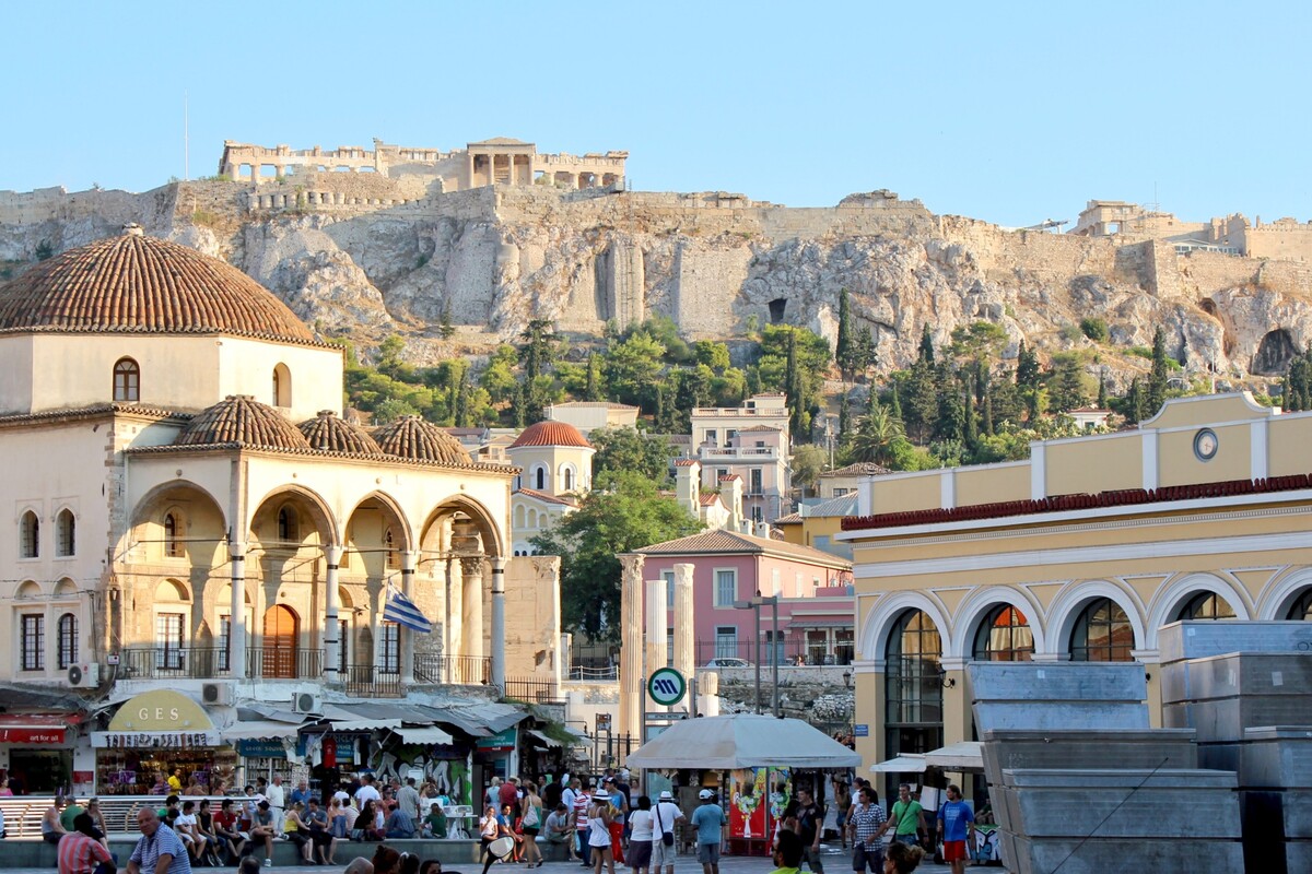 Hlavné mesto Grécka Atény.
