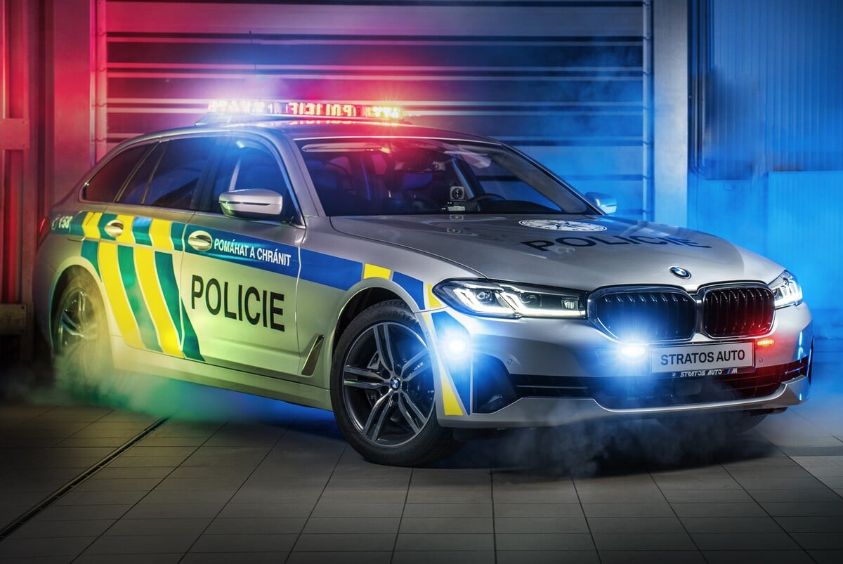 BMW, 540i, Polícia ČR,