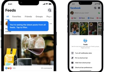 Facebook prináša novú funkciu zobrazovania obsahu. Sľubuje menej reklám a viac príspevkov priateľov.
