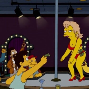 Ako sa volá striptízový brloh v Springfielde?