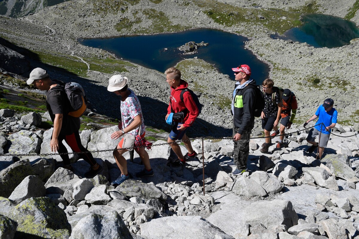 turisti, vysoké tatry