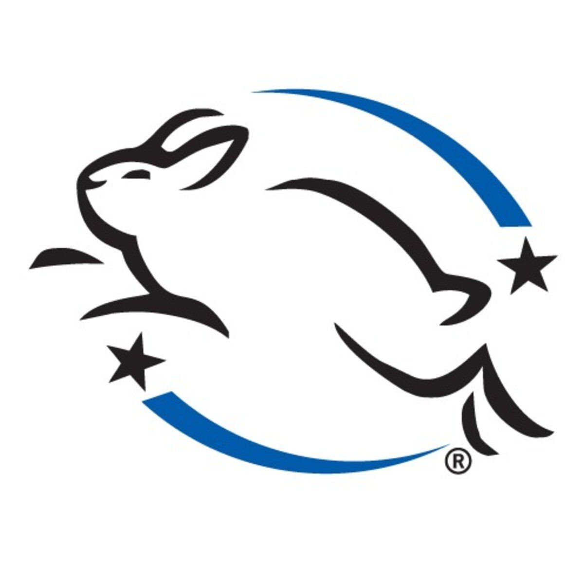 Leaping Bunny logo.