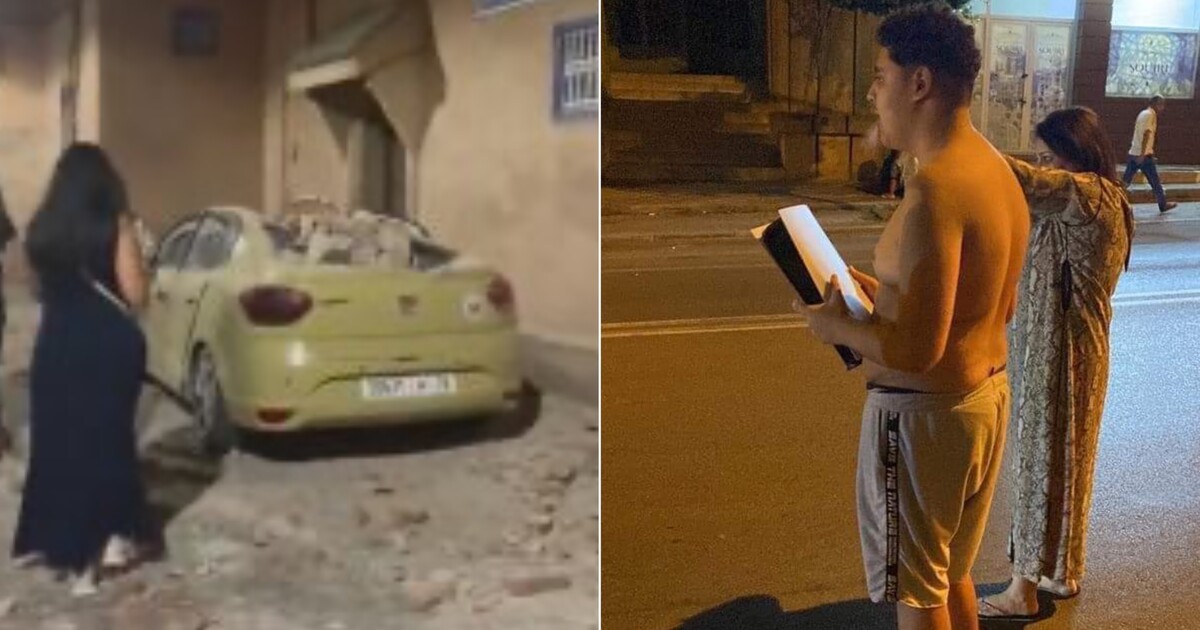 VIDEO: Kvůli zemětřesení v Maroku lidé zpanikařili, mladý muž chtěl se svým PS5 utéct do bezpečí. Hlášeno téměř 300 mrtvých