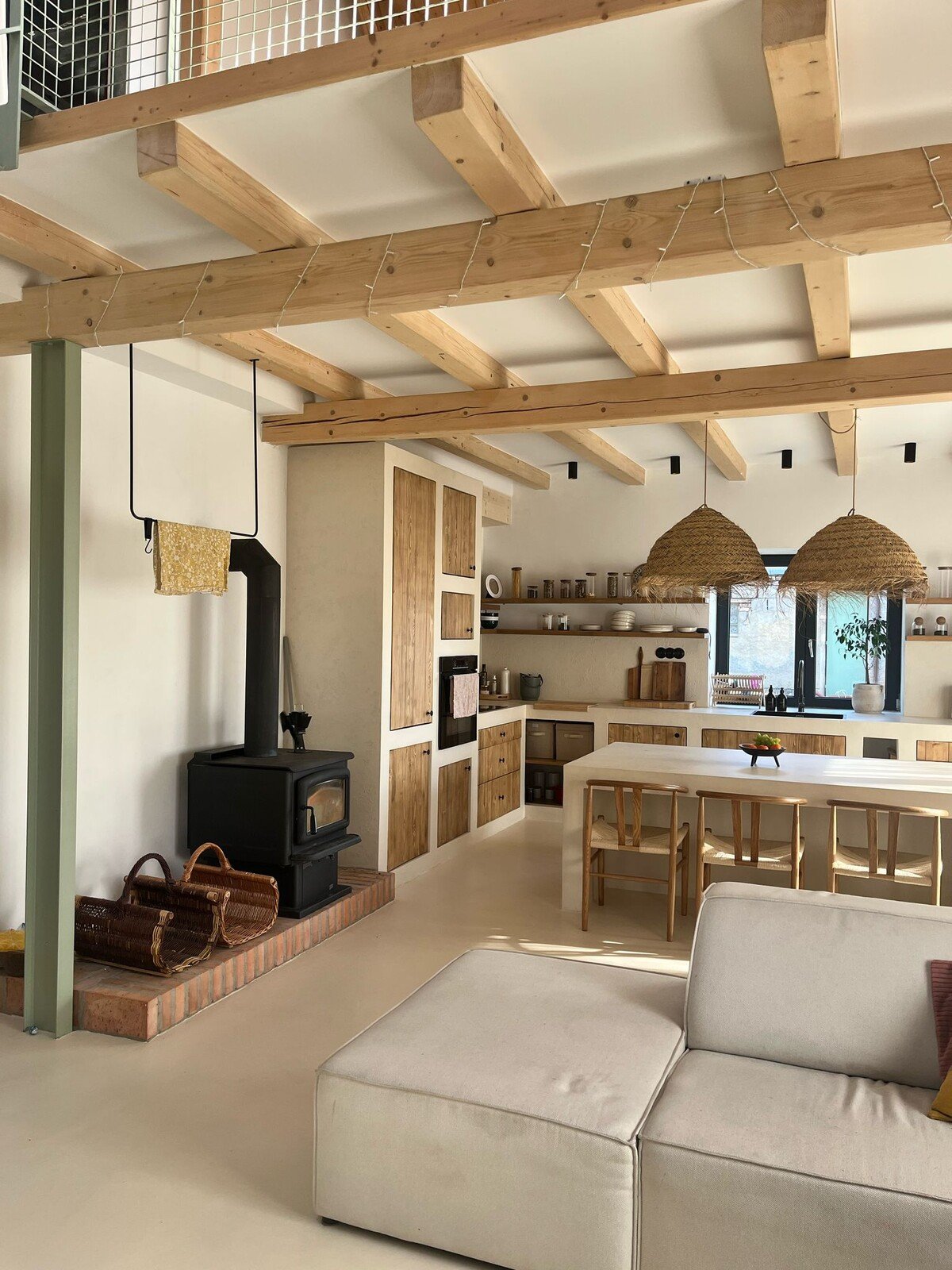 architektura, interiérový design, kamenný dům, bydlení