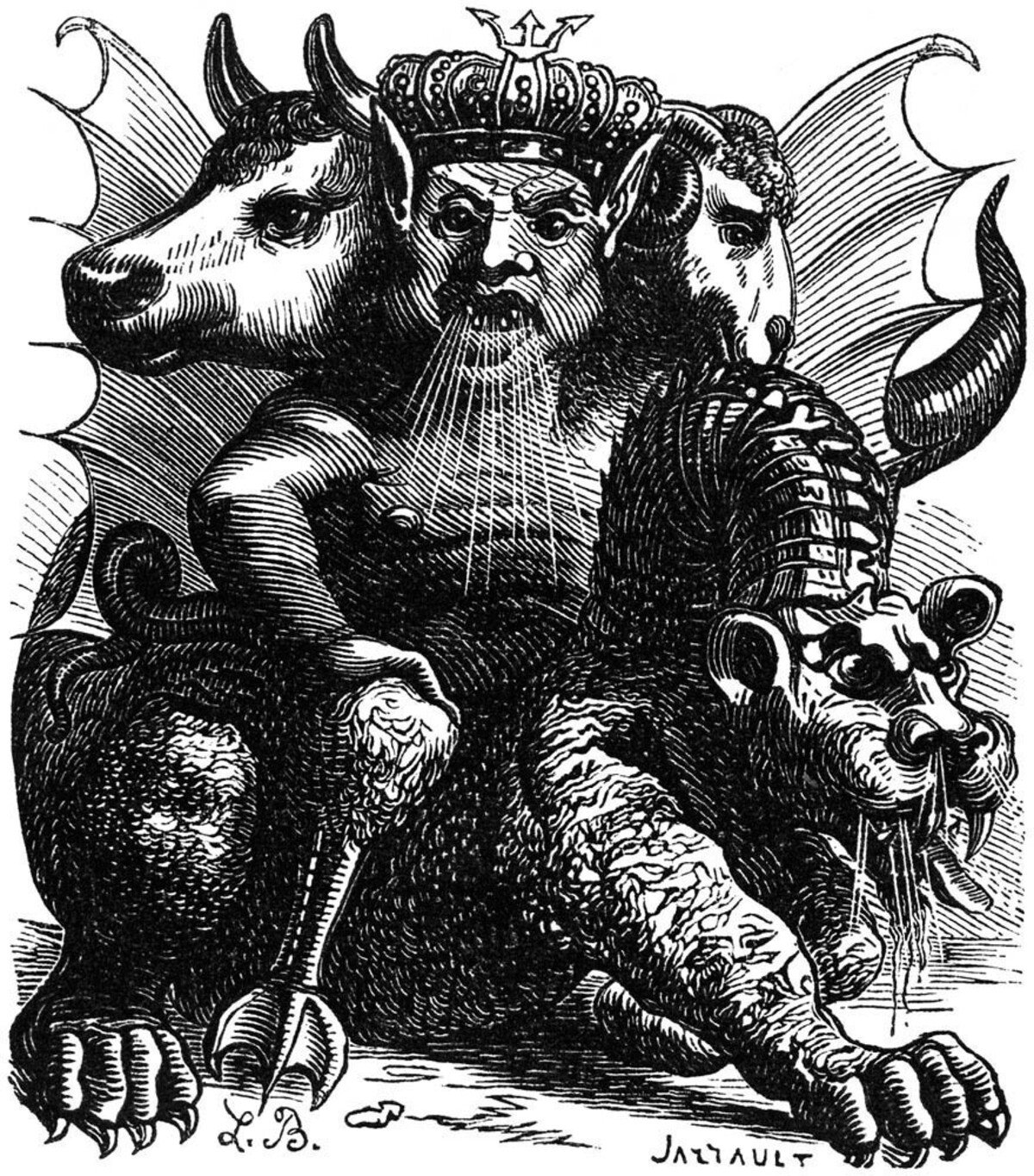 Asmodeus z knihy Collin de Plancy, Dictionnaire Infernal