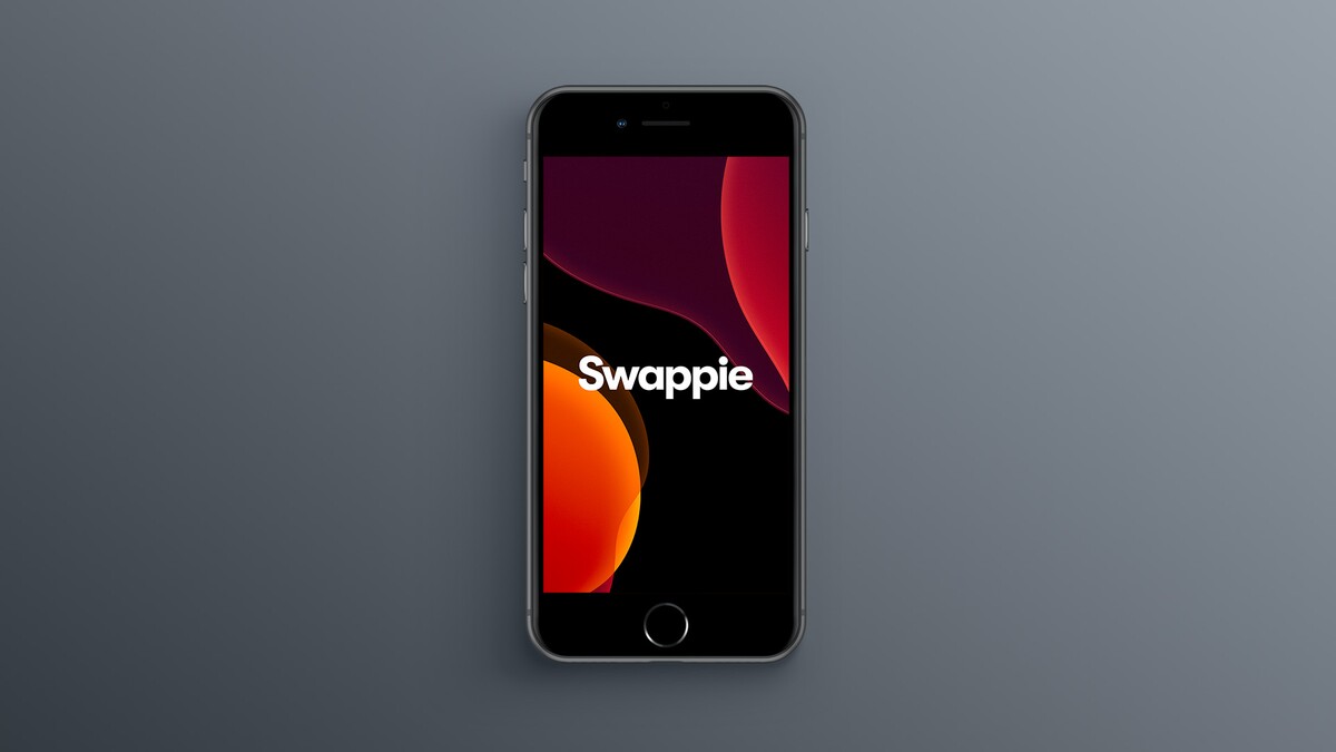 swappie, iPhone, telefón, mobil