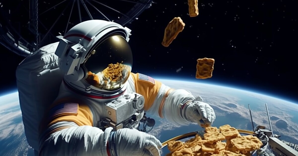 Můžeš si usmažit hranolky ve vesmíru? Vědci to otestovali v unikátním experimentu