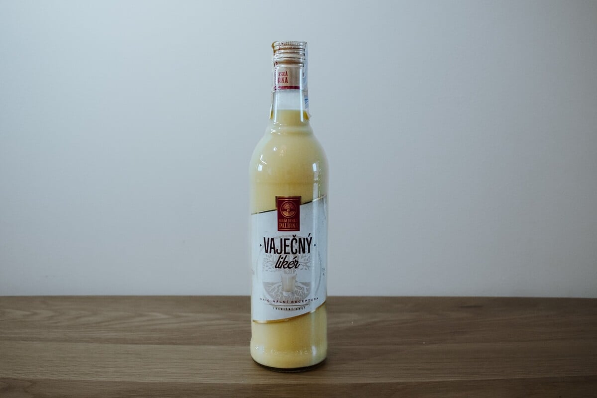 vaječný likér vánoce