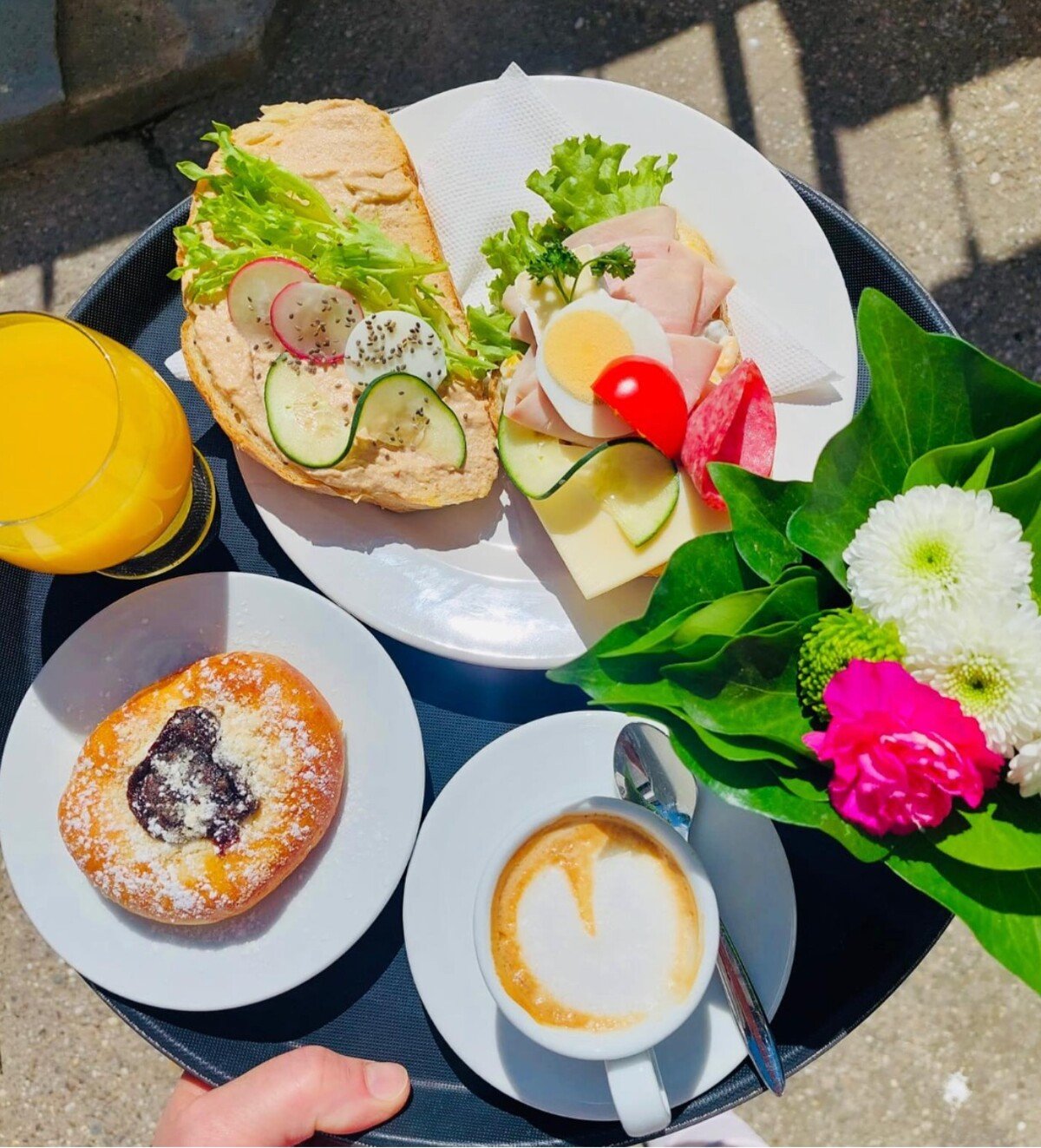 Frištuk raňajky brunch chlebíčky